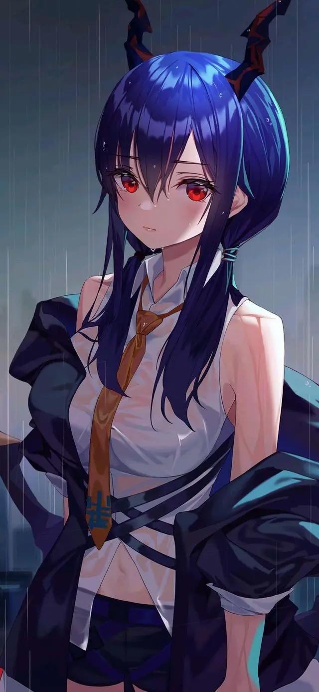 动漫小姐姐的全面屏壁纸