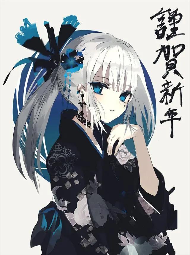 暗黑系风格冷冰冰的动漫少女，二次元动漫珍藏壁纸，快来领取啊！