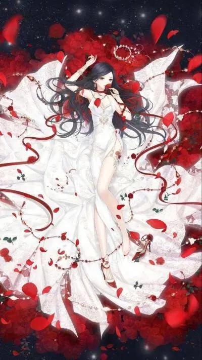 动漫婚纱壁纸，记得收藏。