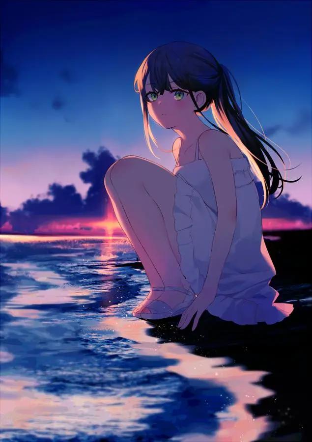 有哪些插画壁纸具有很强的夏日感？夏日感动漫绘画壁纸分享！