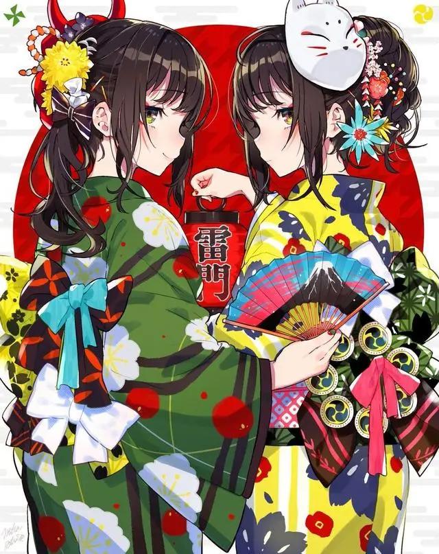 动漫高清壁纸：色彩的极致碰撞，一场视觉盛宴，精选p站插画美图