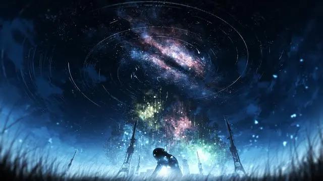 动漫壁纸、头像｜P站精选｜星空辽阔，世间扑朔
