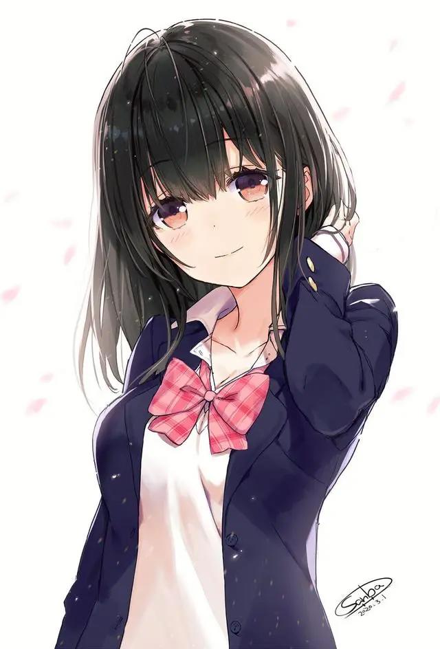 二次元动漫少女壁纸，散发出青春的活力与激情