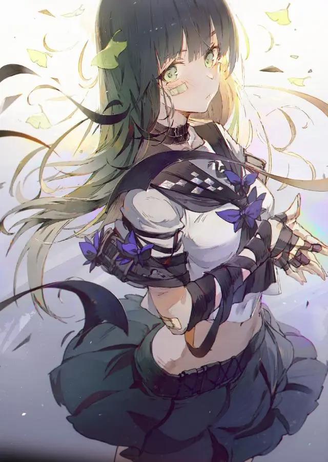 二次元动漫少女壁纸，散发出青春的活力与激情