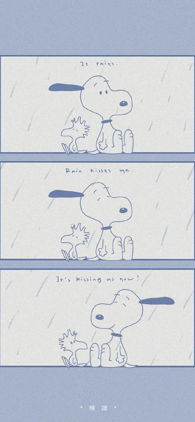 动漫壁纸丨9张史努比高清插画壁纸分享~史努比迷不容错过哦~