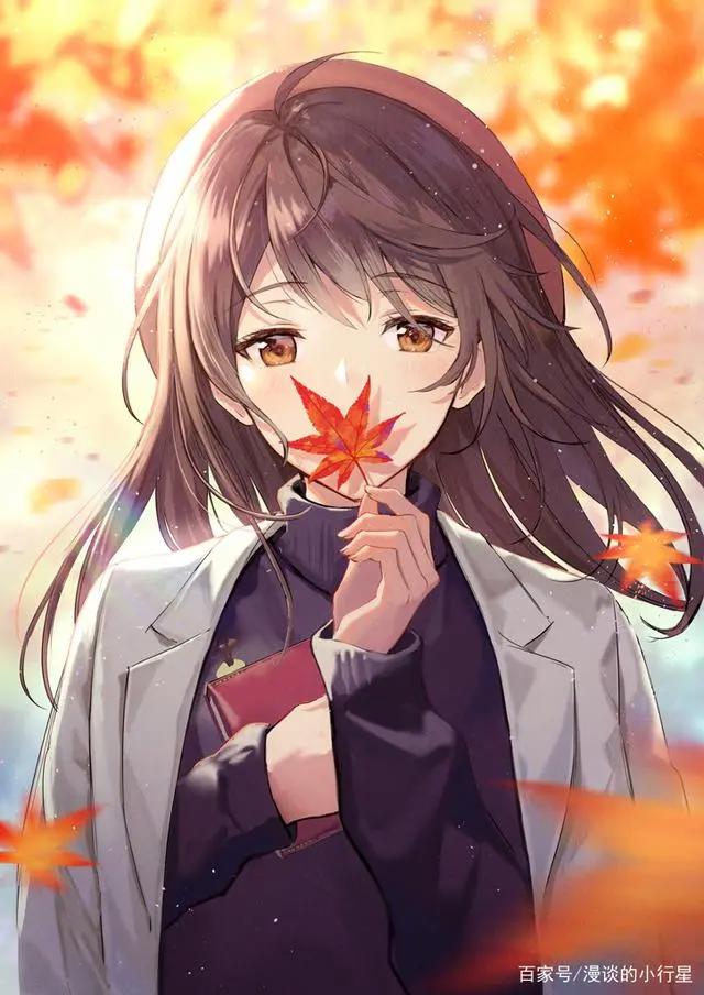 动漫少女：走过不错过，金秋系列壁纸推荐，总有一款适合你！