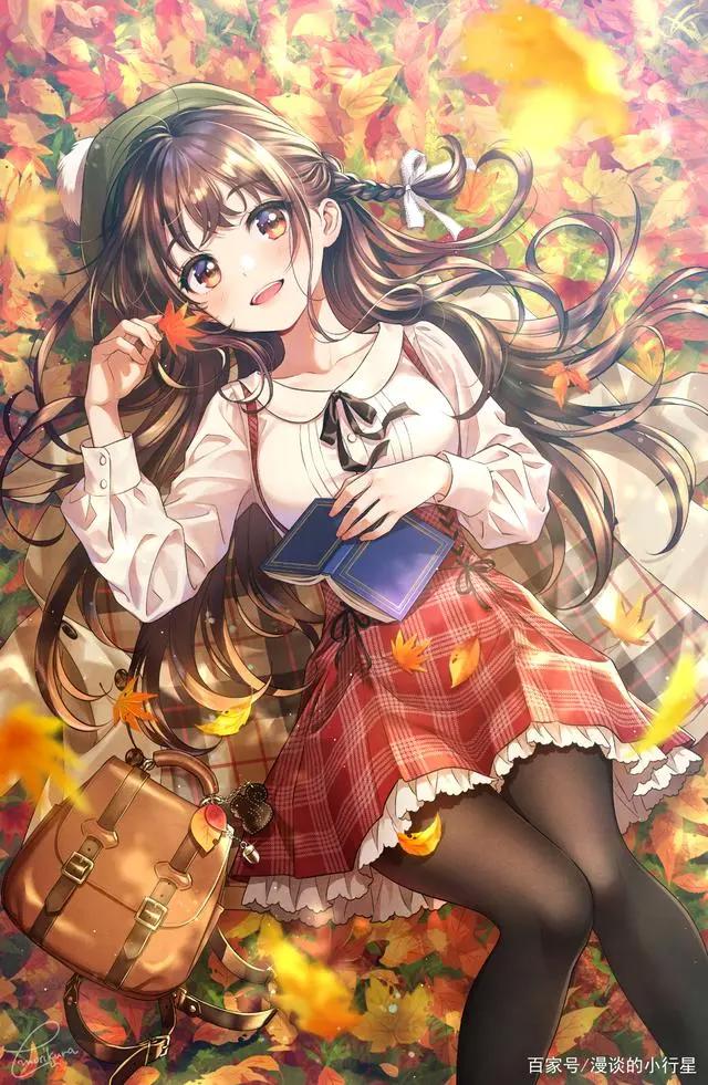 动漫少女：走过不错过，金秋系列壁纸推荐，总有一款适合你！