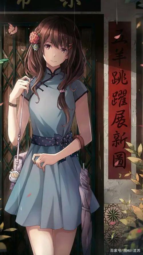 二次元动漫女生全屏壁纸