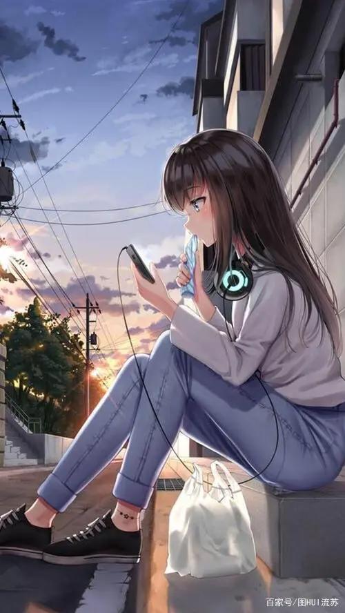 二次元动漫女生全屏壁纸