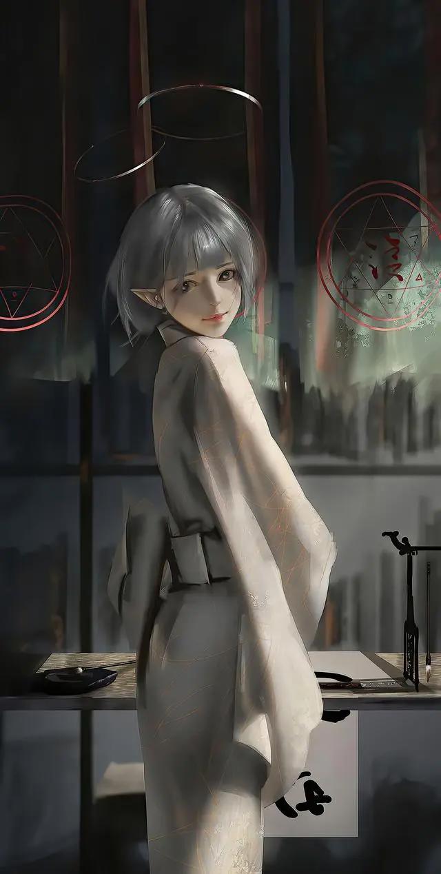 30张美女动漫高清手机壁纸，不好看你来打我