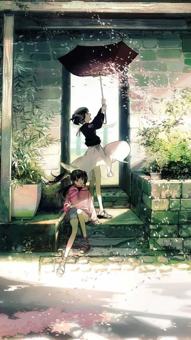 十张唯美动漫双人壁纸，赶紧收藏