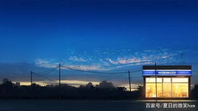 适合做壁纸的动漫风景图