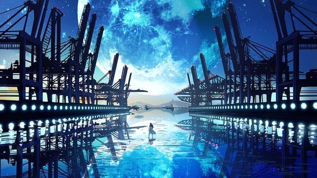 一些很震撼的恢宏大气动漫场景壁纸，审美太在线