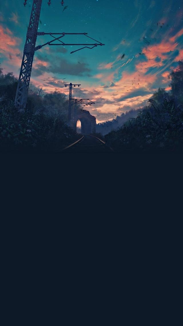 动漫美图：二次元唯美风景壁纸，分享给大家