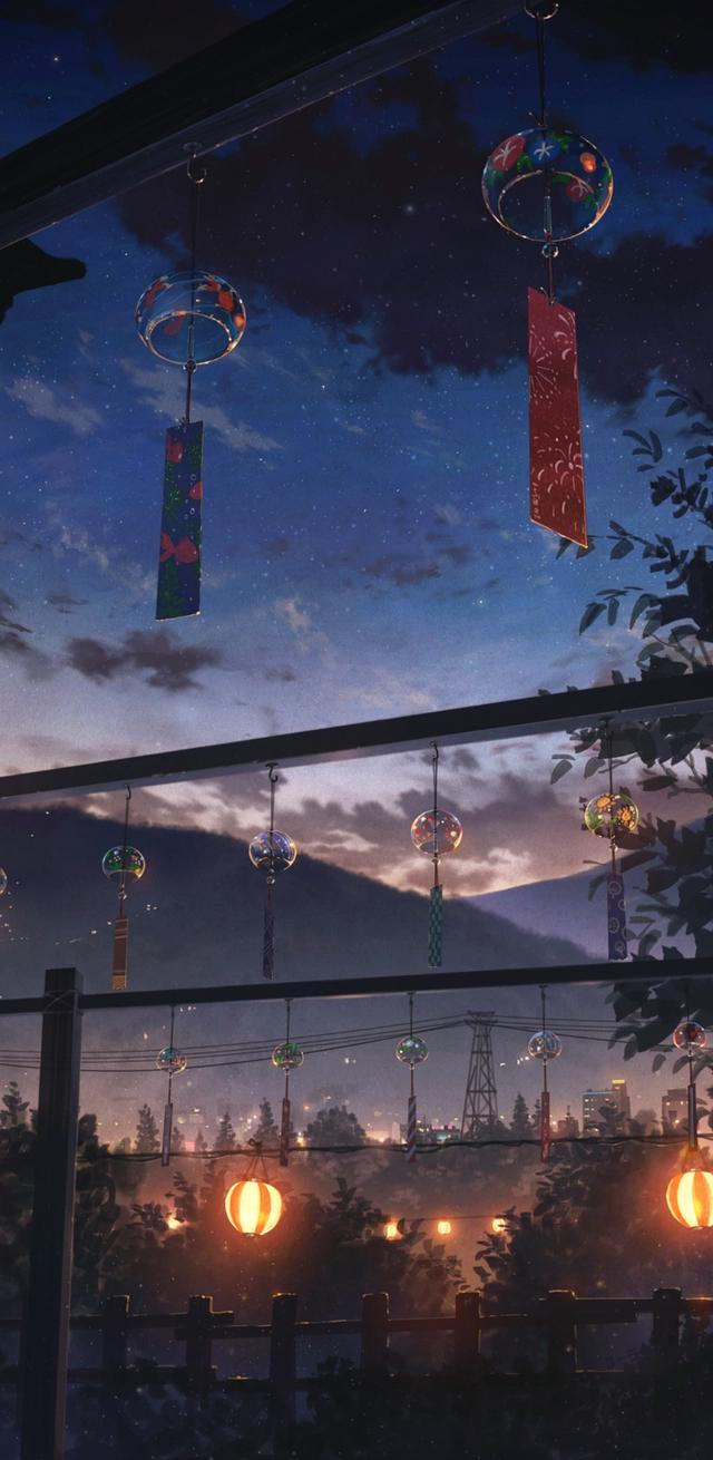 「动漫二次元夜空壁纸」，4K全屏