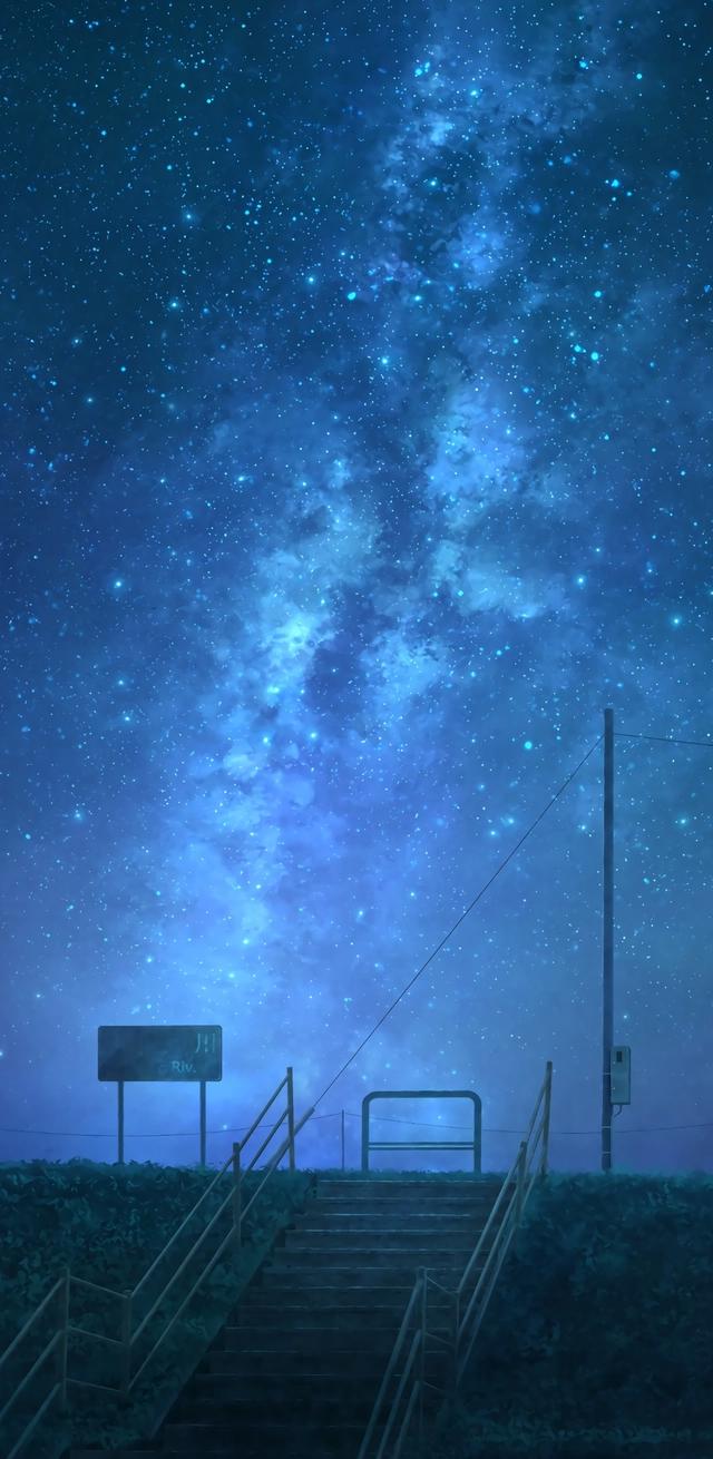 「动漫二次元夜空壁纸」，4K全屏