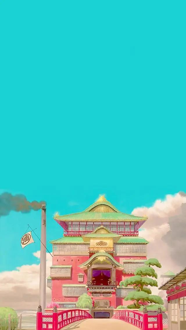 动漫壁纸分享——宫崎骏动漫背景图
