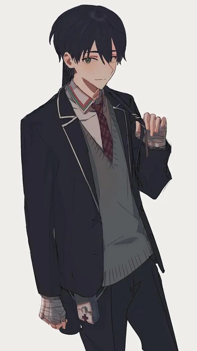 还说缺壁纸？30张让人心动的动漫美男图，无水印拿去收藏吧