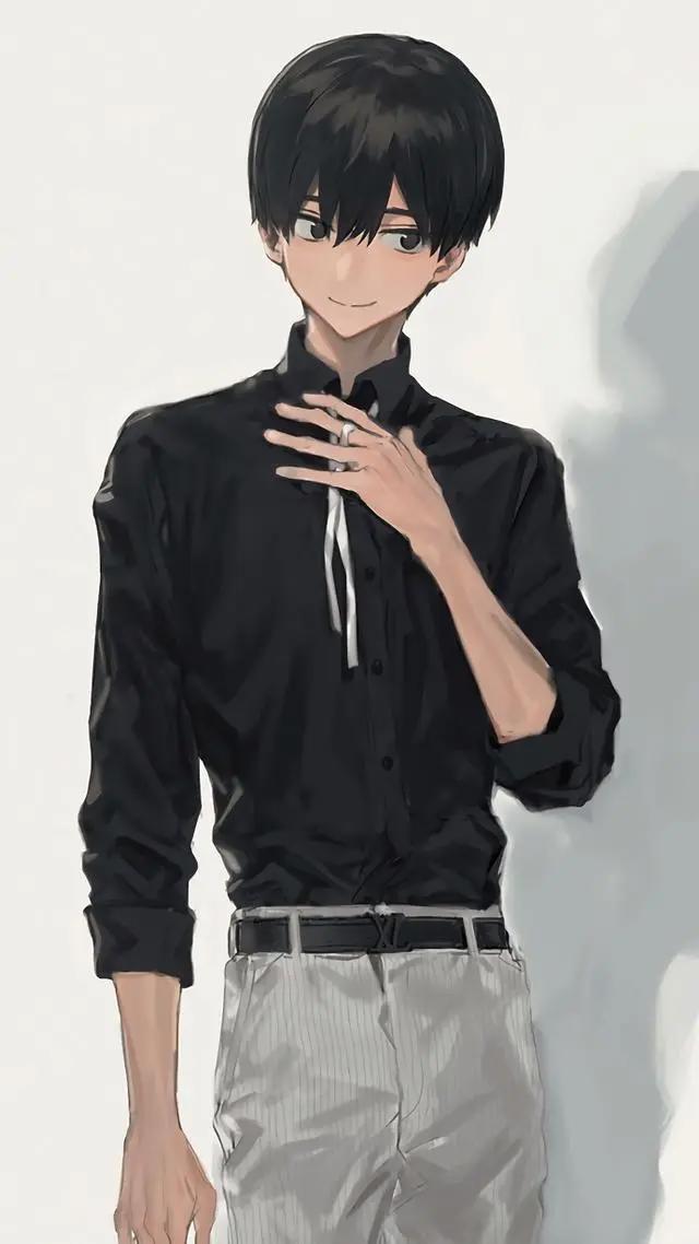 还说缺壁纸？30张让人心动的动漫美男图，无水印拿去收藏吧