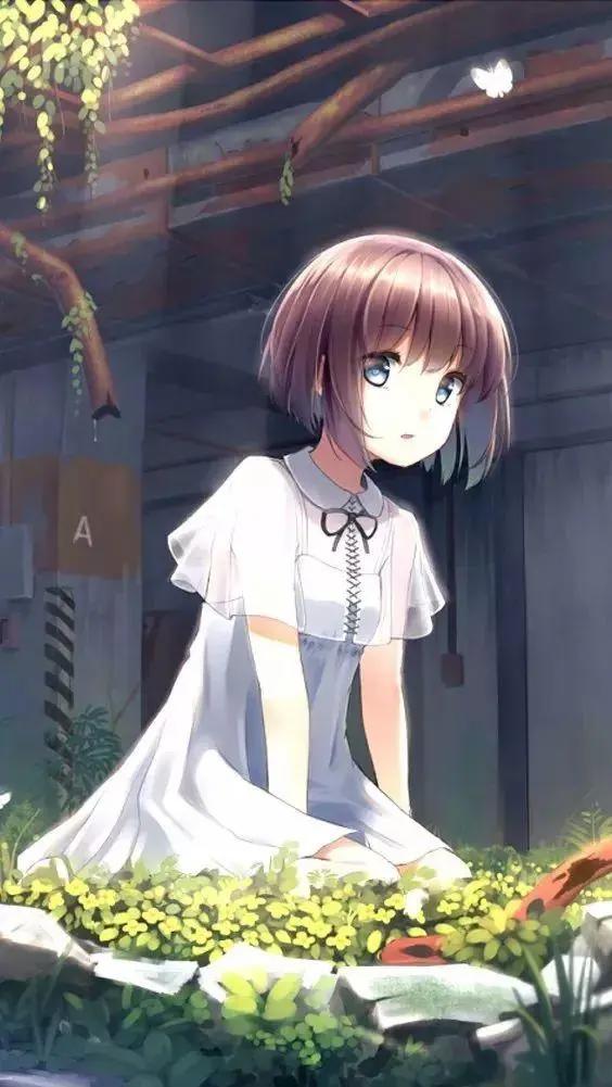 手机动漫壁纸，女生唯美梦幻图片，图还不错，男士们都出来吧！