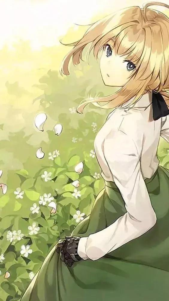 手机动漫壁纸，女生唯美梦幻图片，图还不错，男士们都出来吧！