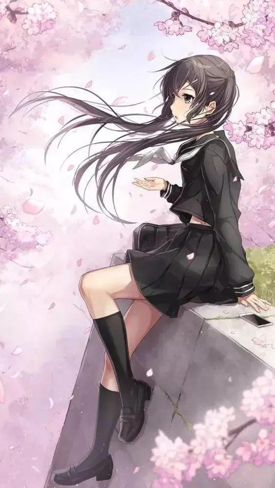 手机动漫壁纸，女生唯美梦幻图片，图还不错，男士们都出来吧！