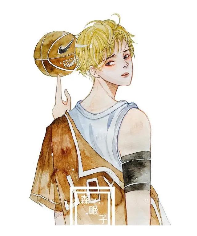 帅气的动漫男生黑白线稿，勾起女画手的绘画欲望