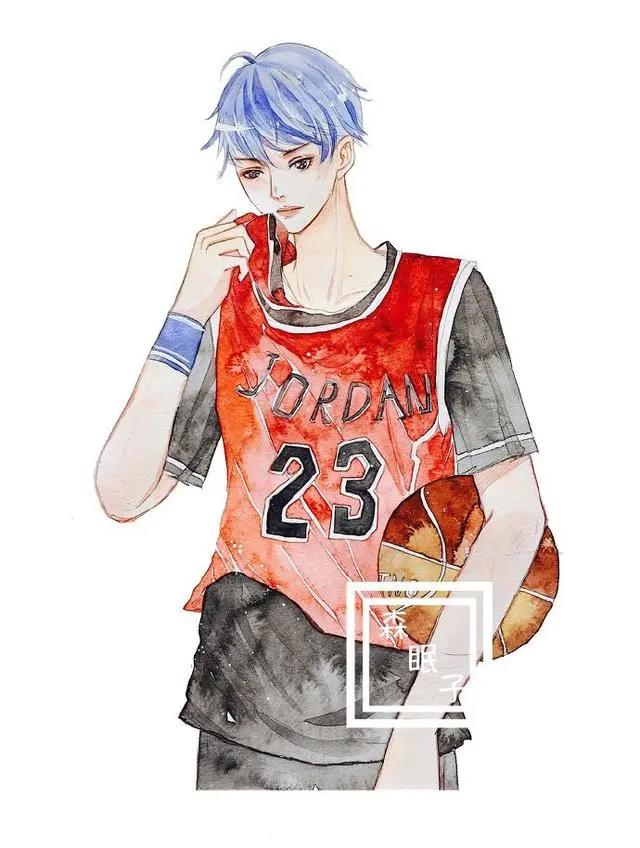 帅气的动漫男生黑白线稿，勾起女画手的绘画欲望