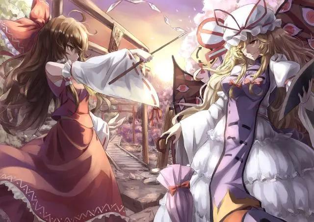 动漫壁纸插画：无悔二次元，来世幻想乡，女巫吸血鬼魔法使的天堂