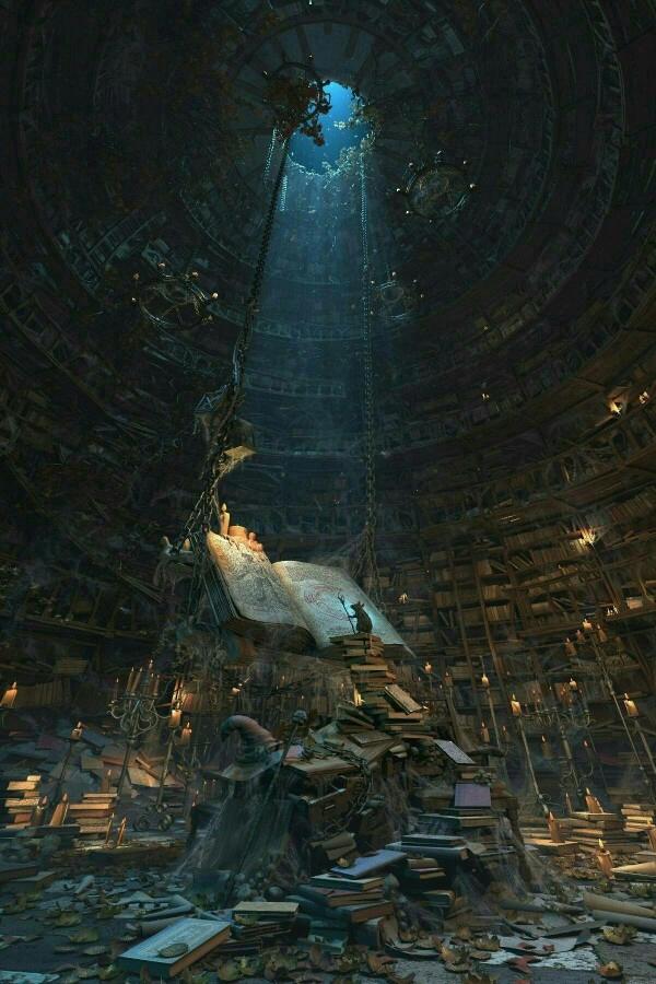动漫场景壁纸，超多元素魔幻之都带来视觉震撼，仿佛置身于异世界