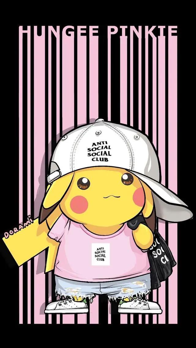 动漫比卡丘手机竖屏壁纸，高清无水印卡通图片