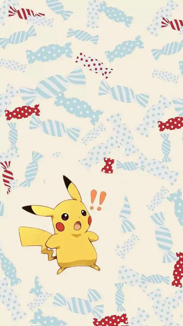 动漫比卡丘手机竖屏壁纸，高清无水印卡通图片