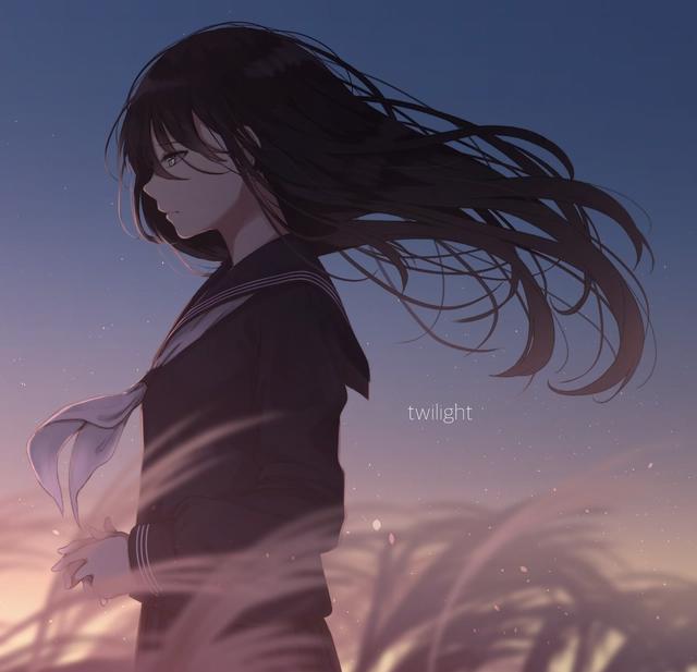 二次元动漫壁纸：JK萌属性的美少女，可爱甜美，精选p站美图插画