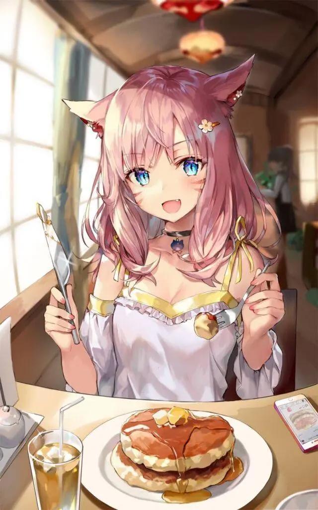 萌萌哒猫耳娘高清动漫壁纸图片，一眼就将你的心萌化的小可爱