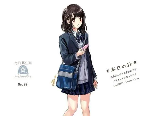 漫迷设计出了动漫中的18款校服，图中的哪一位美少女最让你心动？