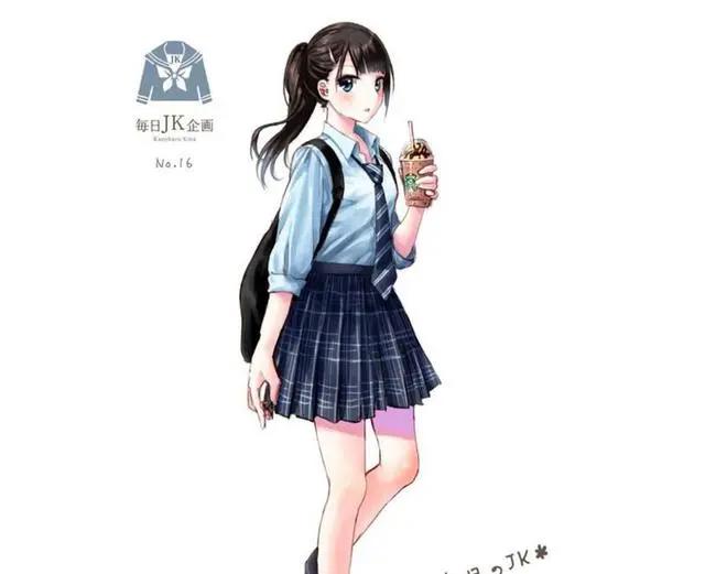 漫迷设计出了动漫中的18款校服，图中的哪一位美少女最让你心动？