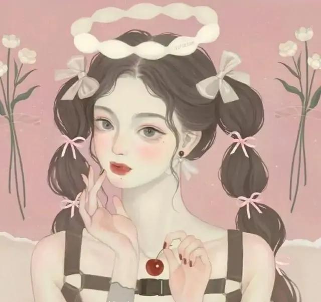 粉粉可爱的优质女生动漫头像