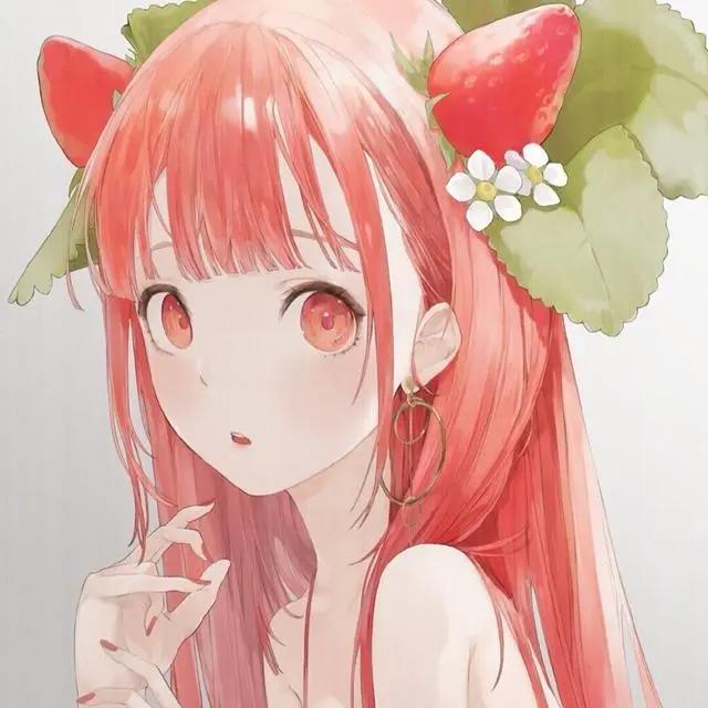 粉粉可爱的优质女生动漫头像