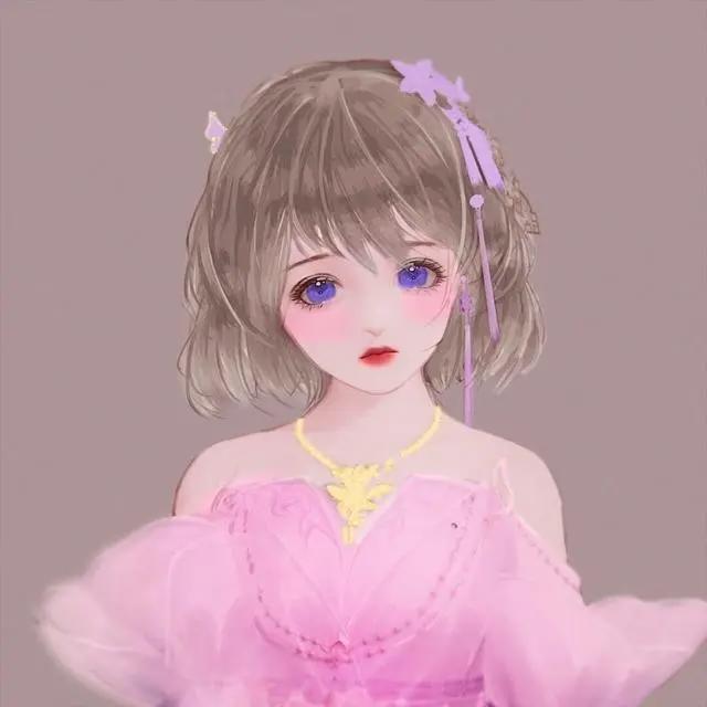 粉粉可爱的优质女生动漫头像