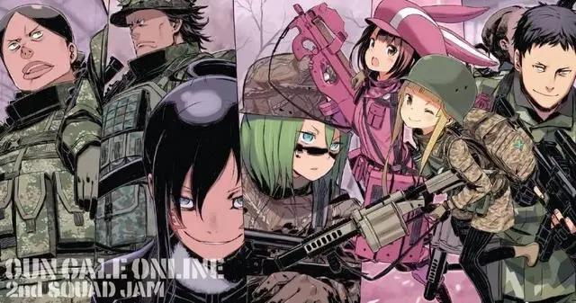 动漫图片：P站精选-刀剑神域GGO