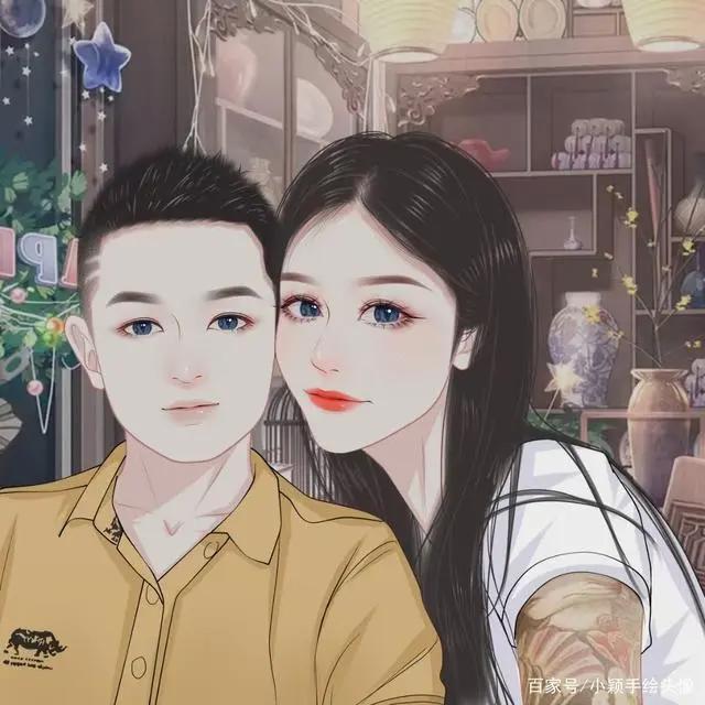 520，用漫画头像表达爱，简单美好、温馨幸福