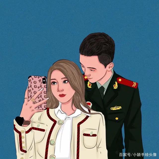 520，用漫画头像表达爱，简单美好、温馨幸福