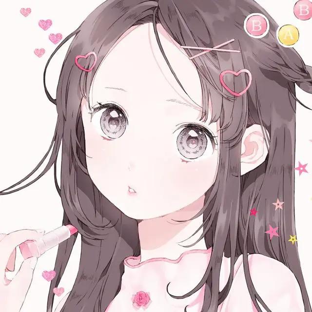 好喜欢这组女生动漫头像，满满的少女心