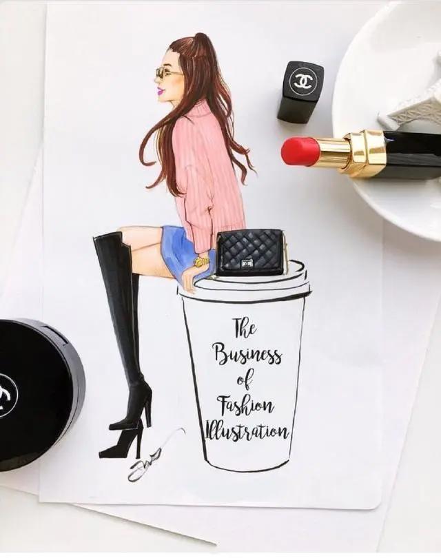 马克笔动漫人物手绘插画作品，喜欢画动漫人物的这组图很实用