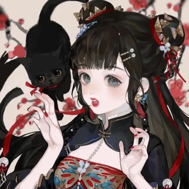 古风动漫女头像唯美高清图片