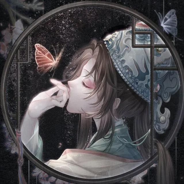 古风动漫女头像唯美高清图片