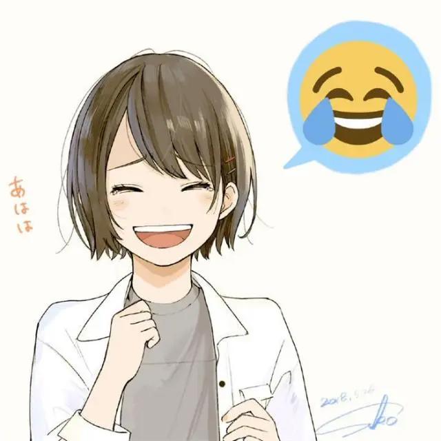 当动漫少女模拟常用表情图片：图5有点撩，图9太可爱了！