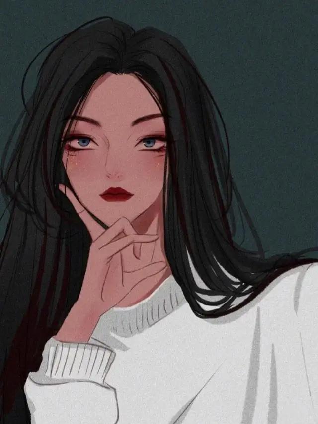 纯欲系高冷御姐风动漫头像｜最后一张惊艳到我了