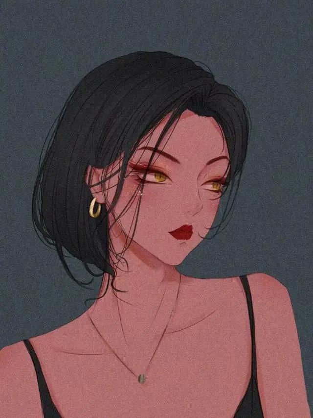 纯欲系高冷御姐风动漫头像｜最后一张惊艳到我了