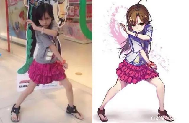 对着照片画漫画，原来动漫女神是这样产生的，网友：比照片好看！